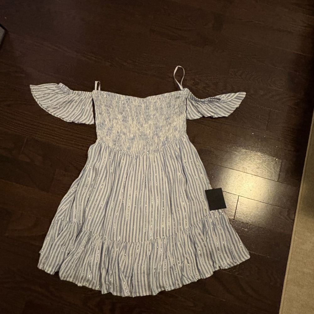 Lulus Medium Smocked Off the Shoulder Dress (NWT)